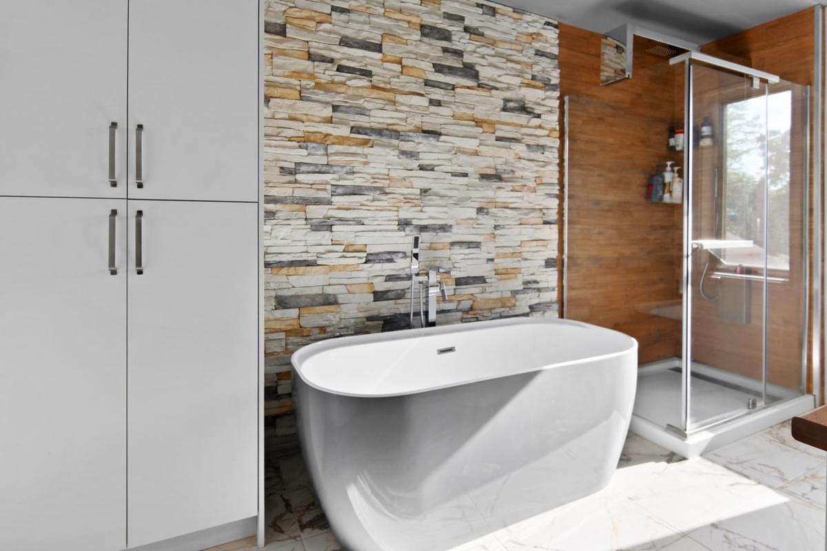 La salle de bain rénovée