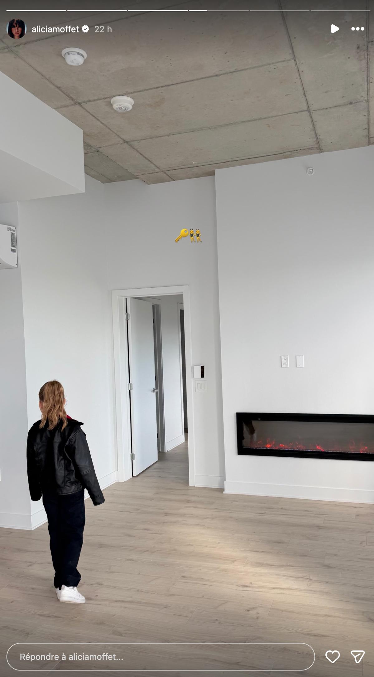Alicia Moffet partage les premières images de son nouveau condo
