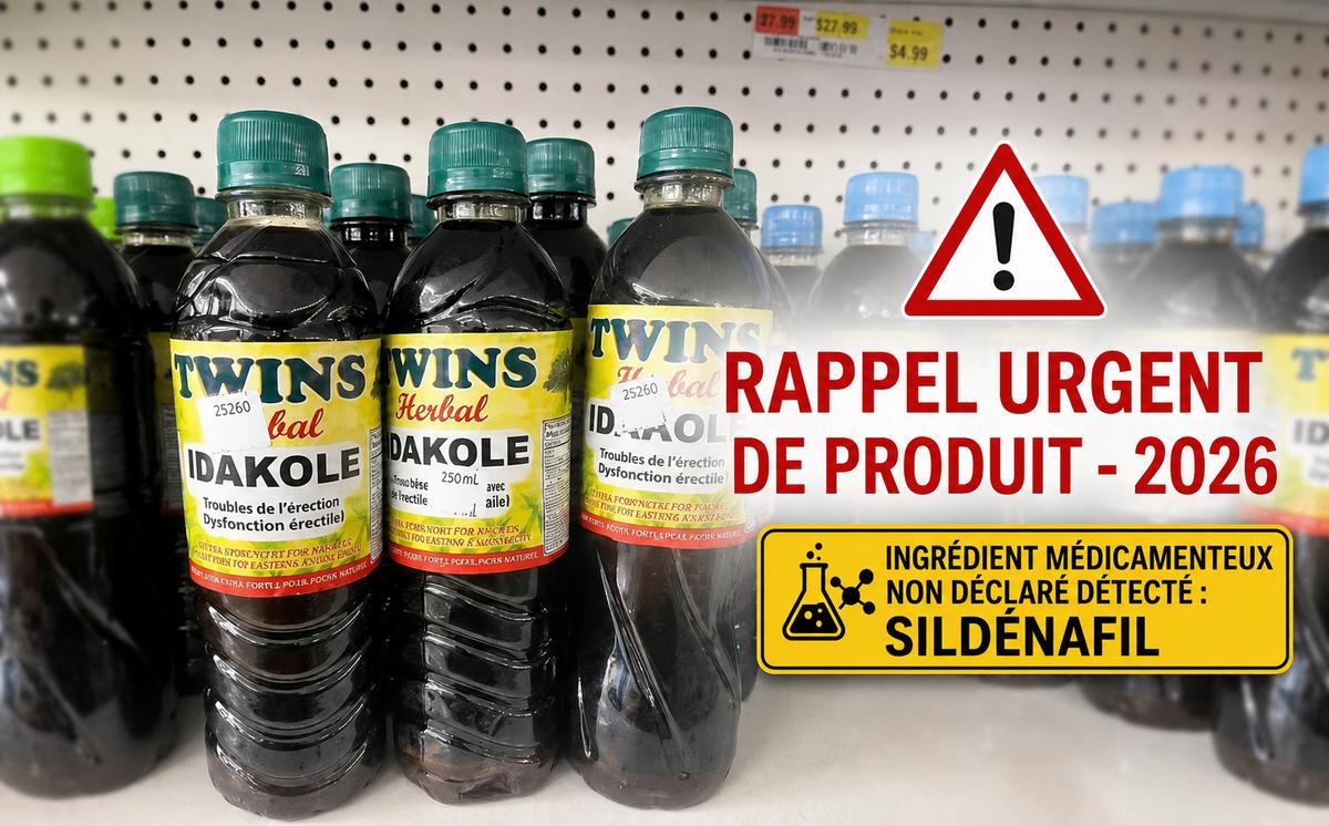 Rappel de produits Twins Herbal