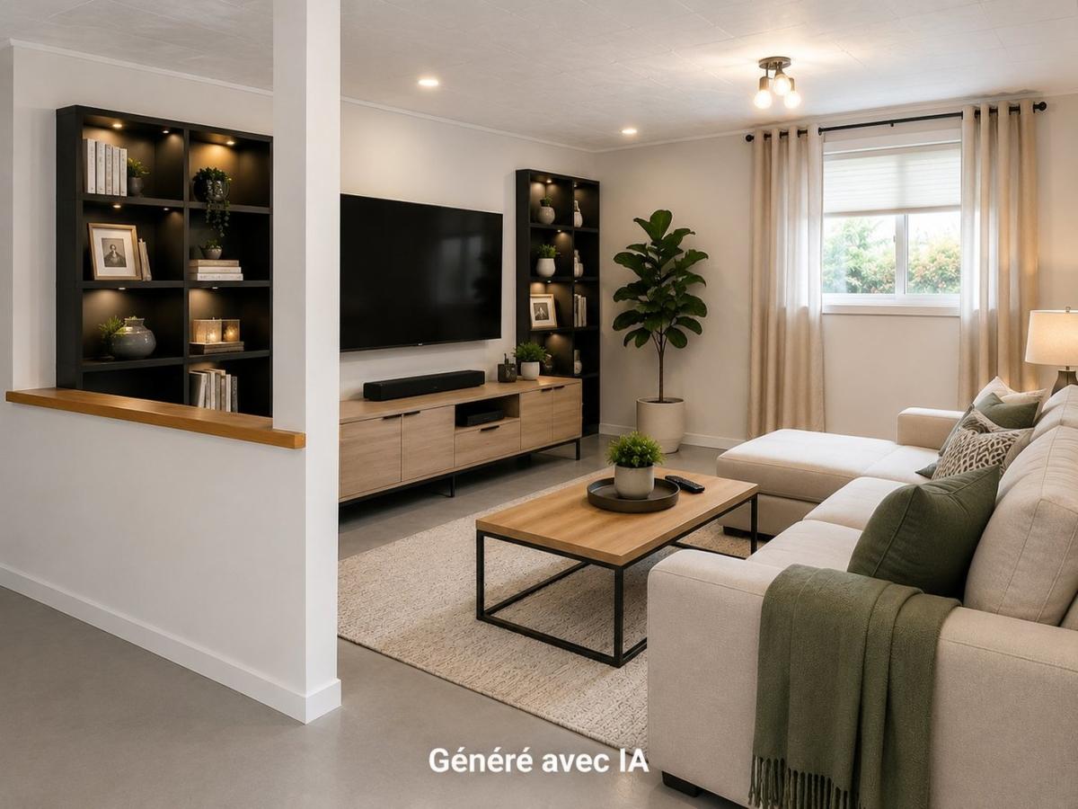 Coin détente de la salle familiale