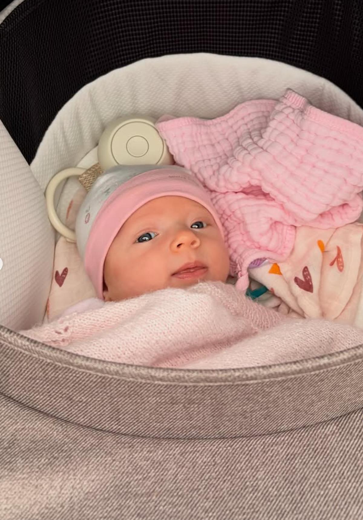 Frédérique Guay et son bébé Samuelle