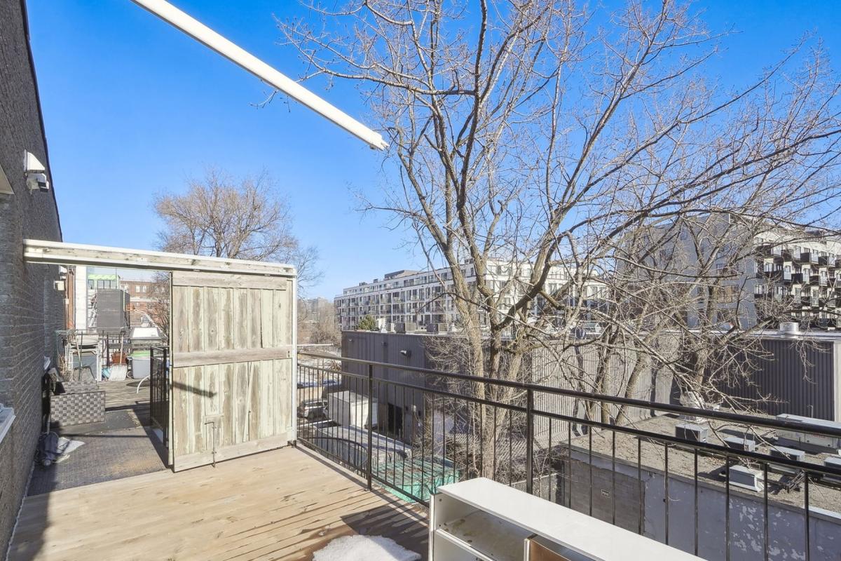 Terrasse privée avec vue sur le centre-ville