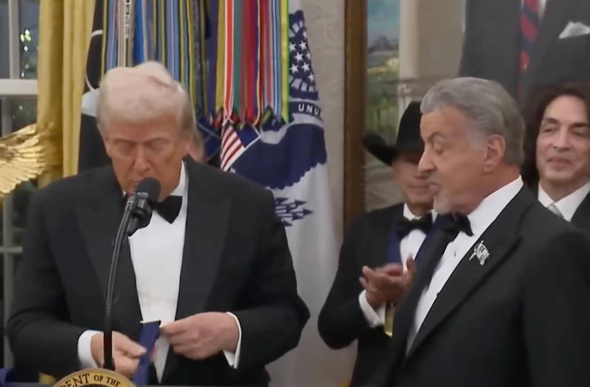 Donald Trump et Sylvester Stallone