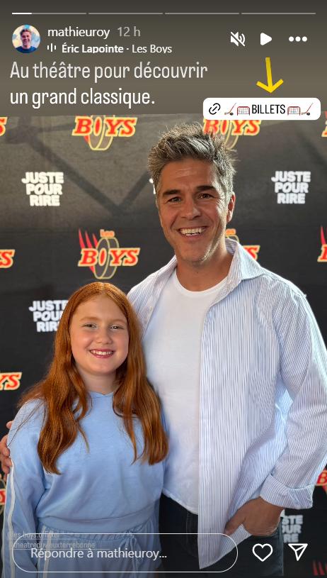 Mathieu Roy et sa fille
