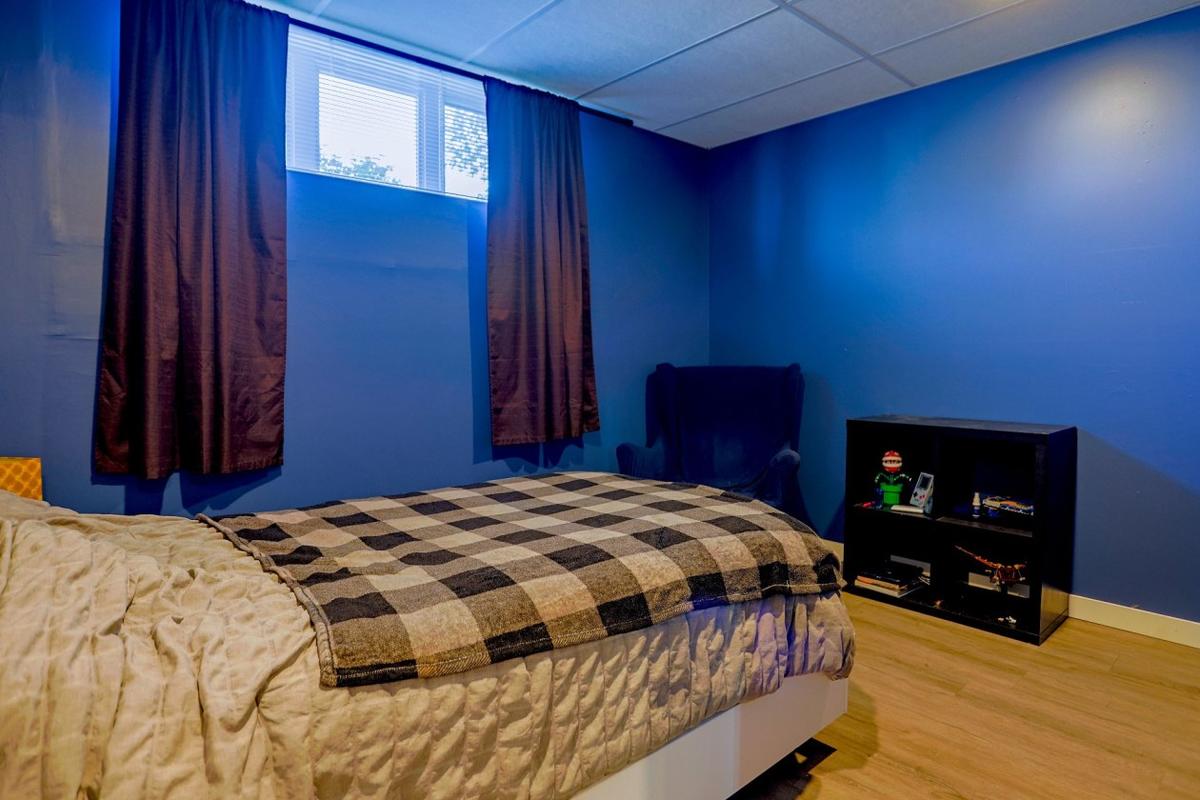 Chambre au sous-sol aménagé