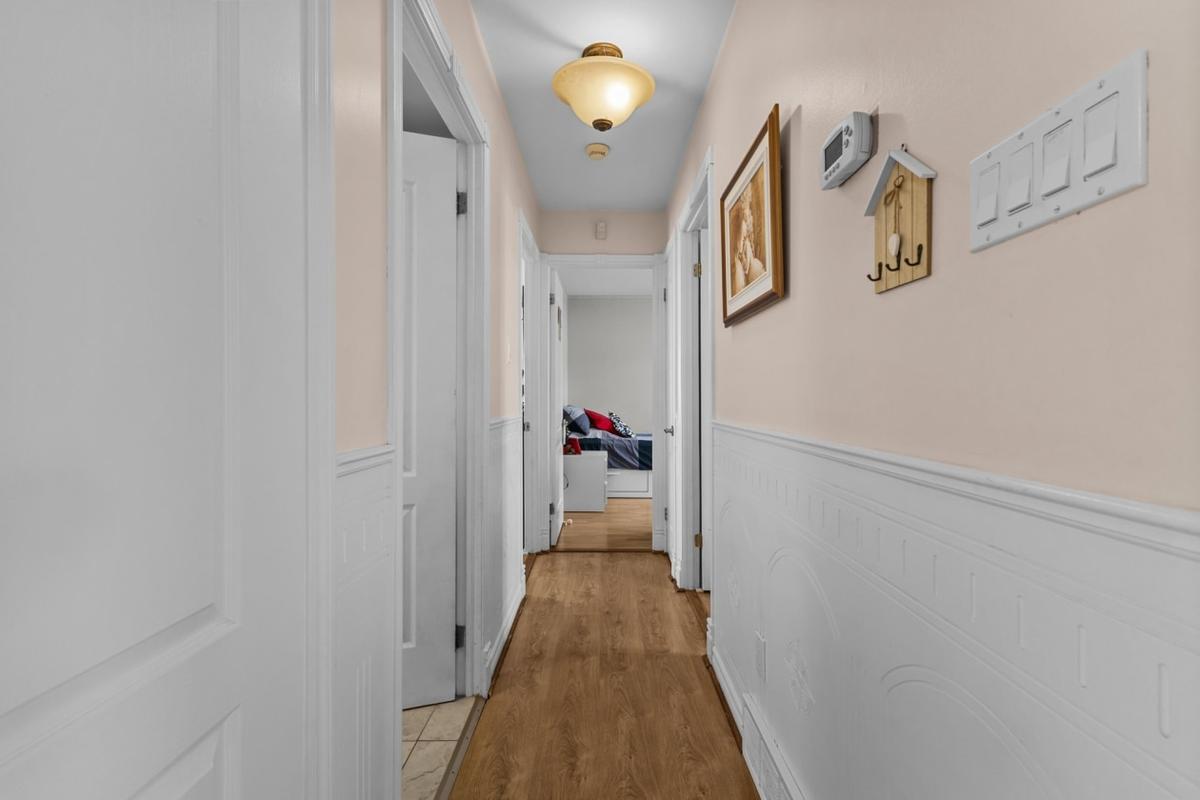 Le corridor menant aux chambres