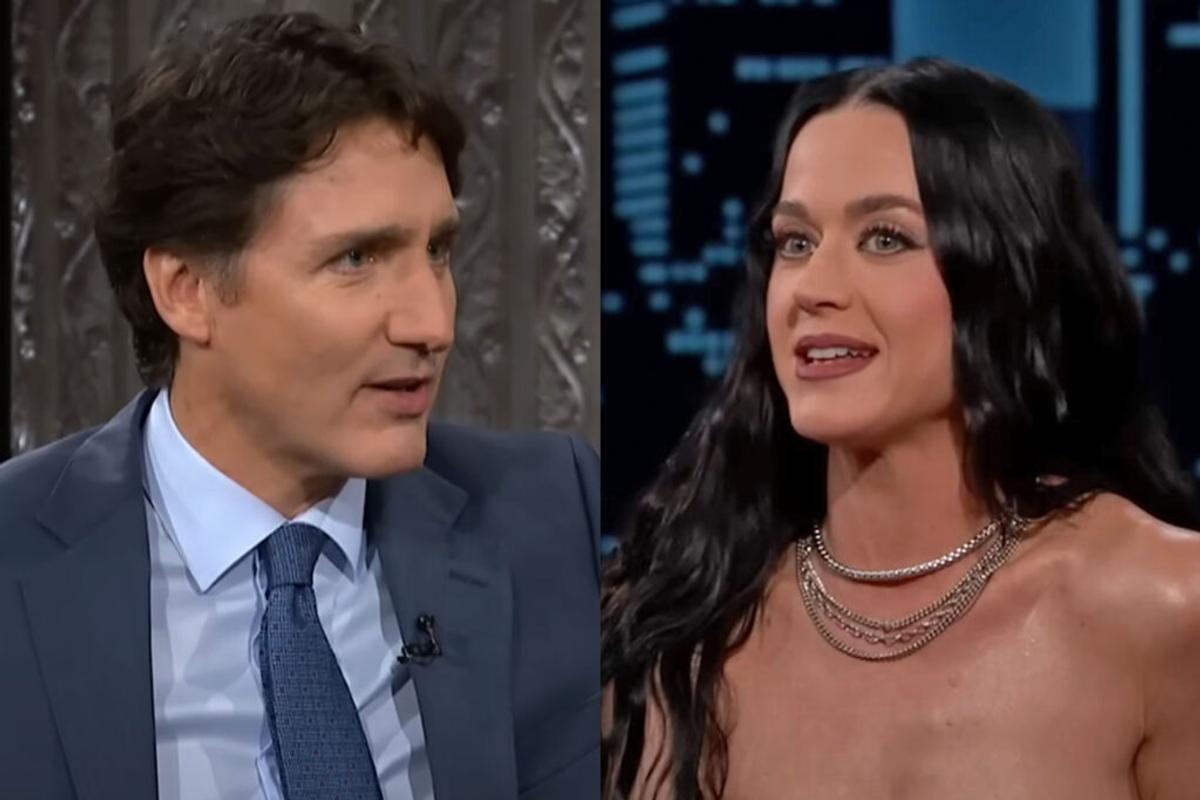 KAty Perry et Justin Trudeau