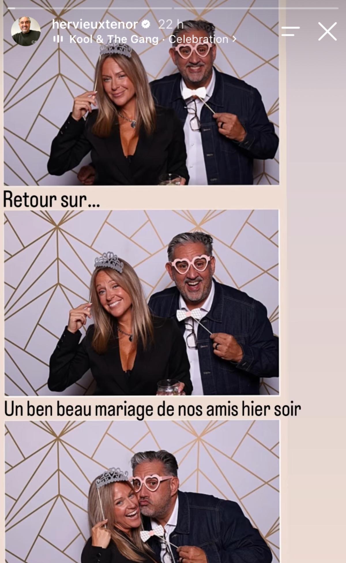 Marc Hervieux au mariage de Jean-Michel Anctil