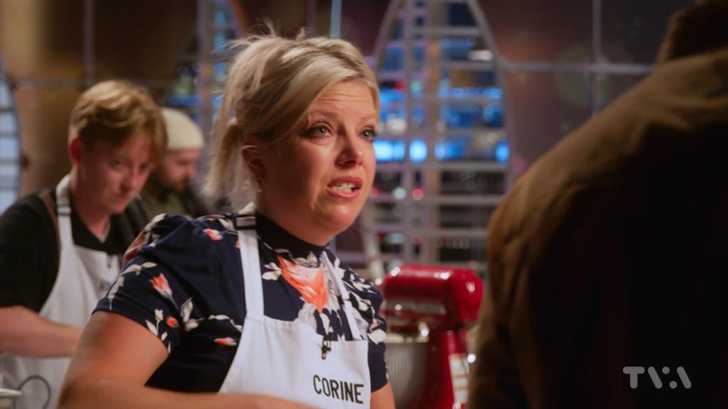 Corine paniqué Masterchef Québec