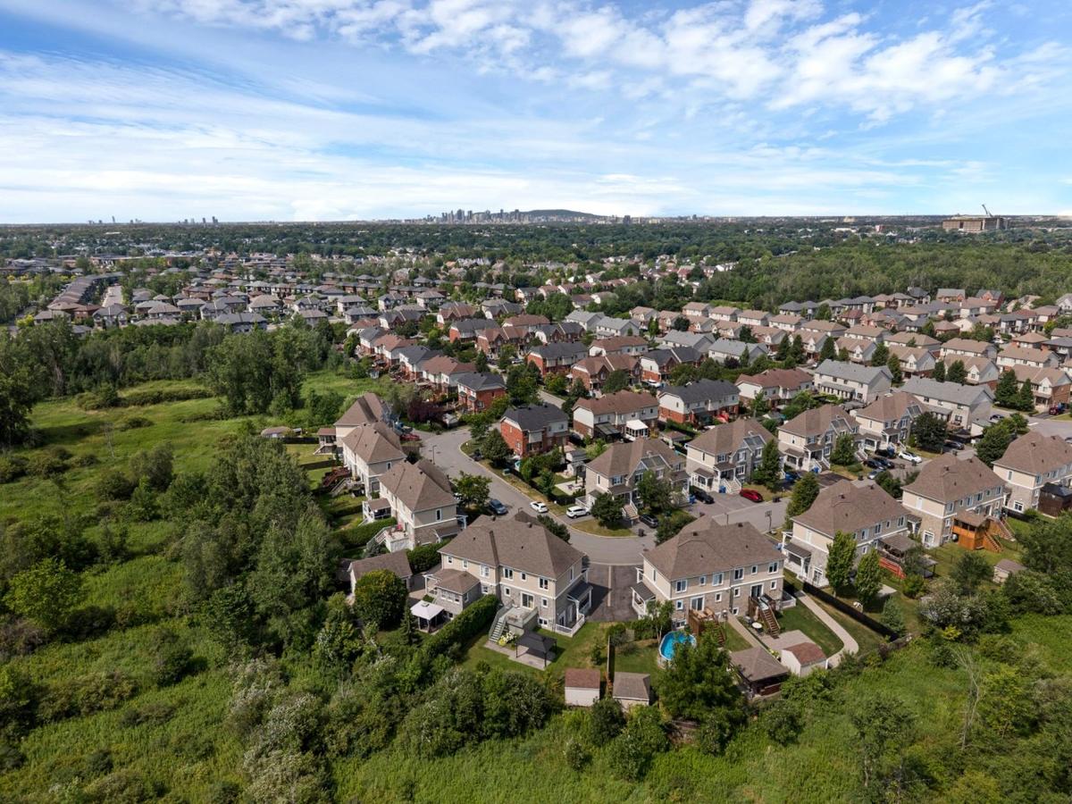 Vue aérienne du secteur
