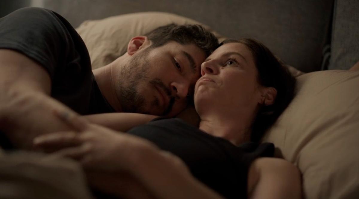 Jason Roy Léveillée et Marie-Lyne Joncas dans leur rôle d'Anthony Dumas et Sophie Lacoste dans Dumas