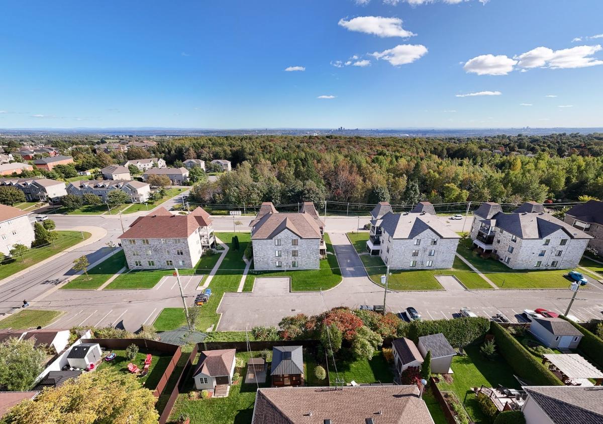 Panorama aérien du quartier