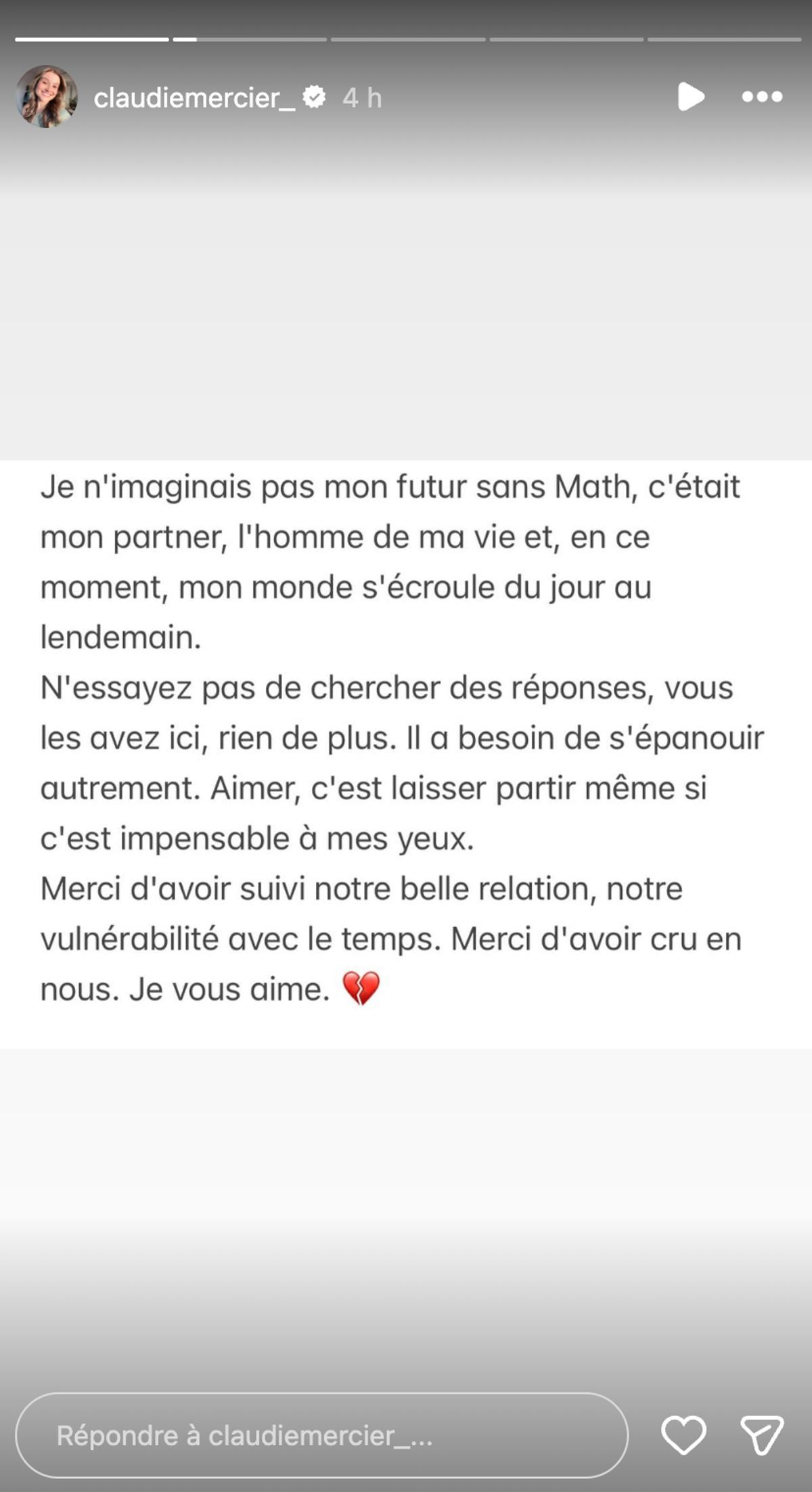 Mathieu Pellerin en story