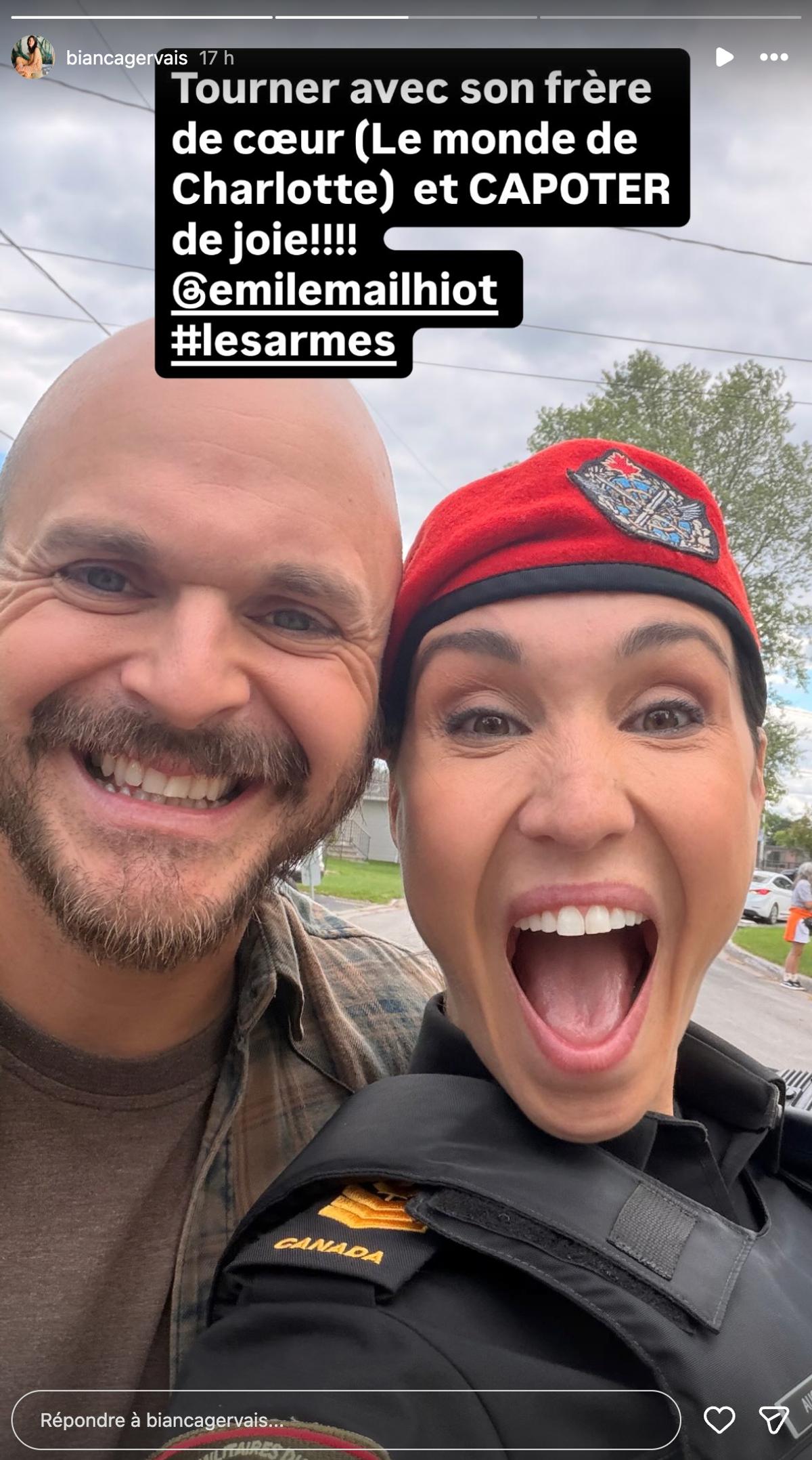 Bianca Gervais et Émile Mailhiot