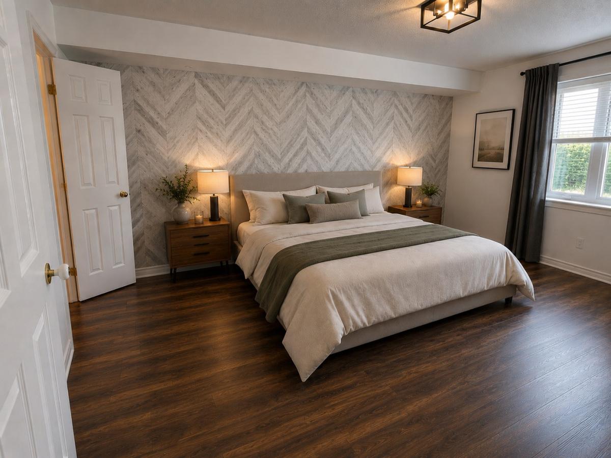 Chambre principale avec walk-in