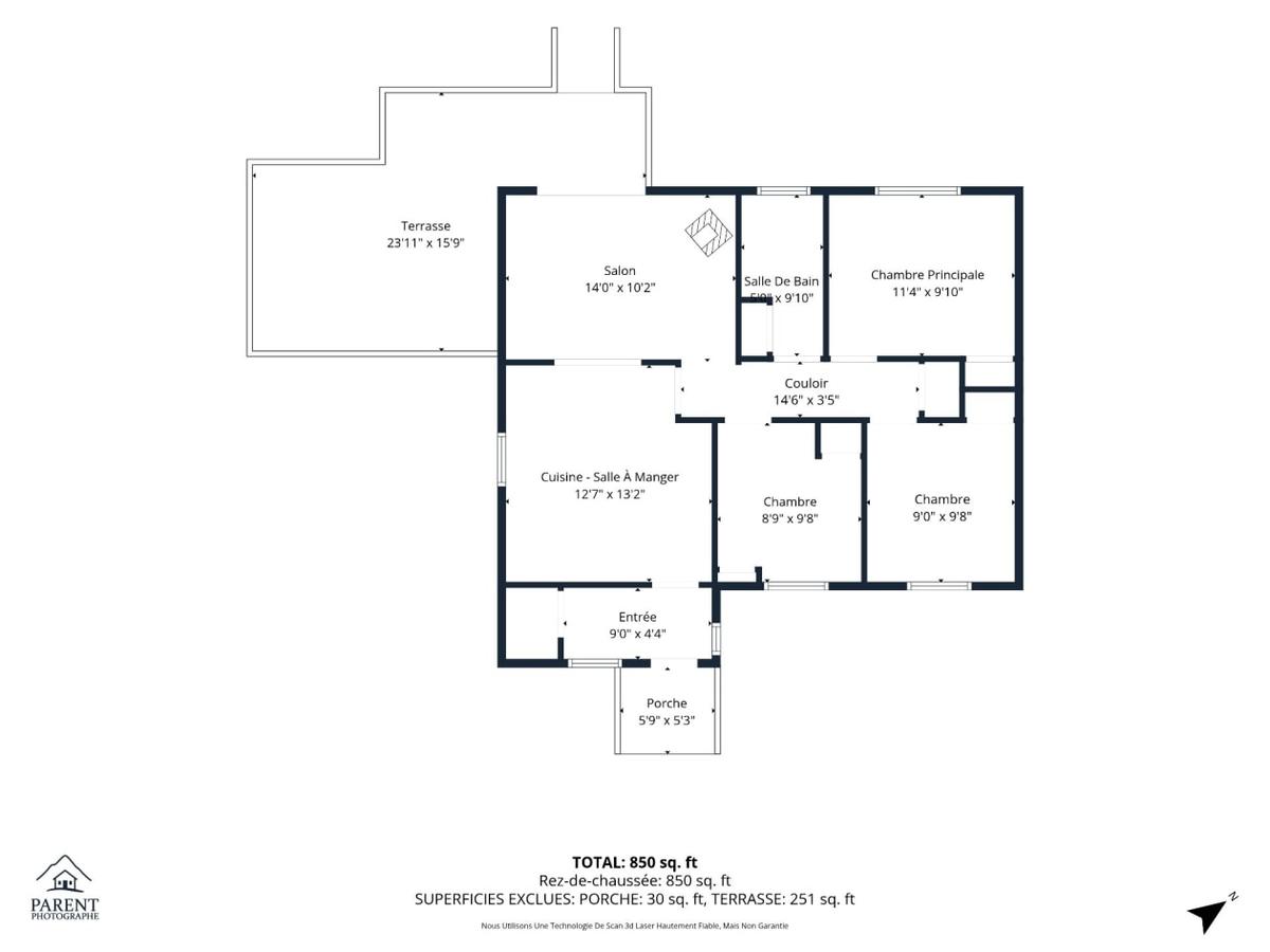 Plan de la propriété
