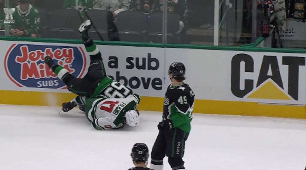 Marcus Foligno and Thomas Harley