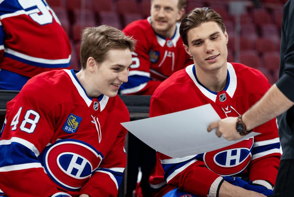 Lane Hutson, Juraj Slafkovsky