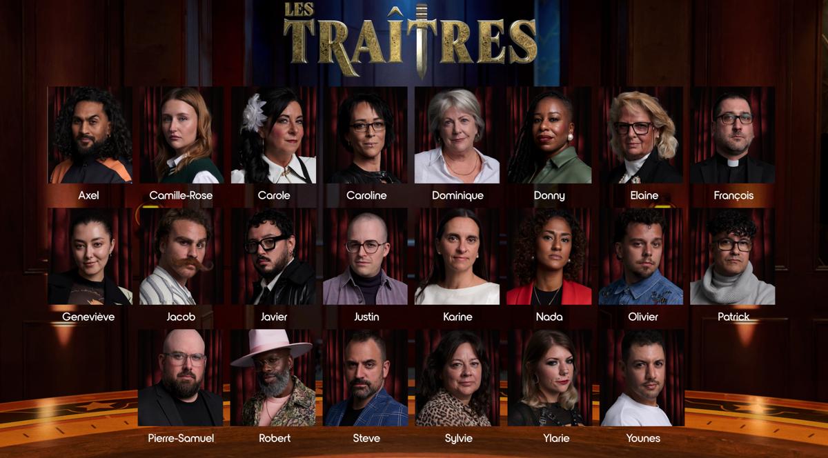 Participants de la troisième saison de Les Traitres