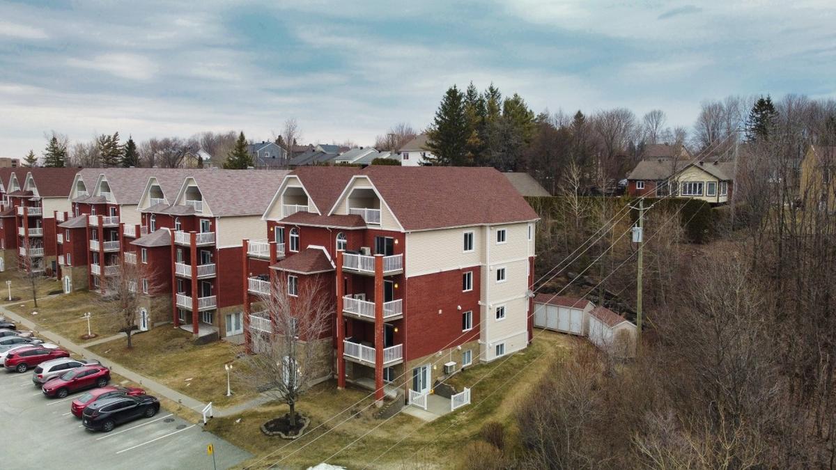Vue aérienne du quartier résidentiel