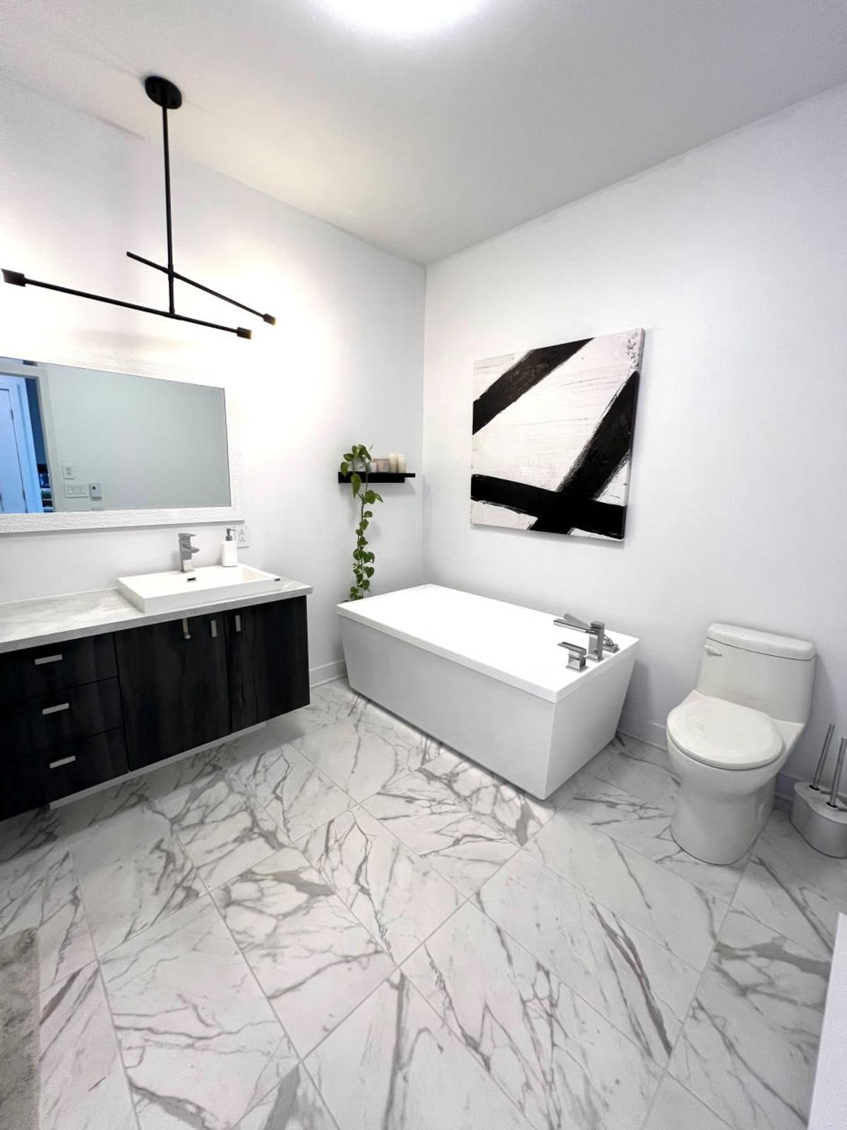 Détail de la salle de bain