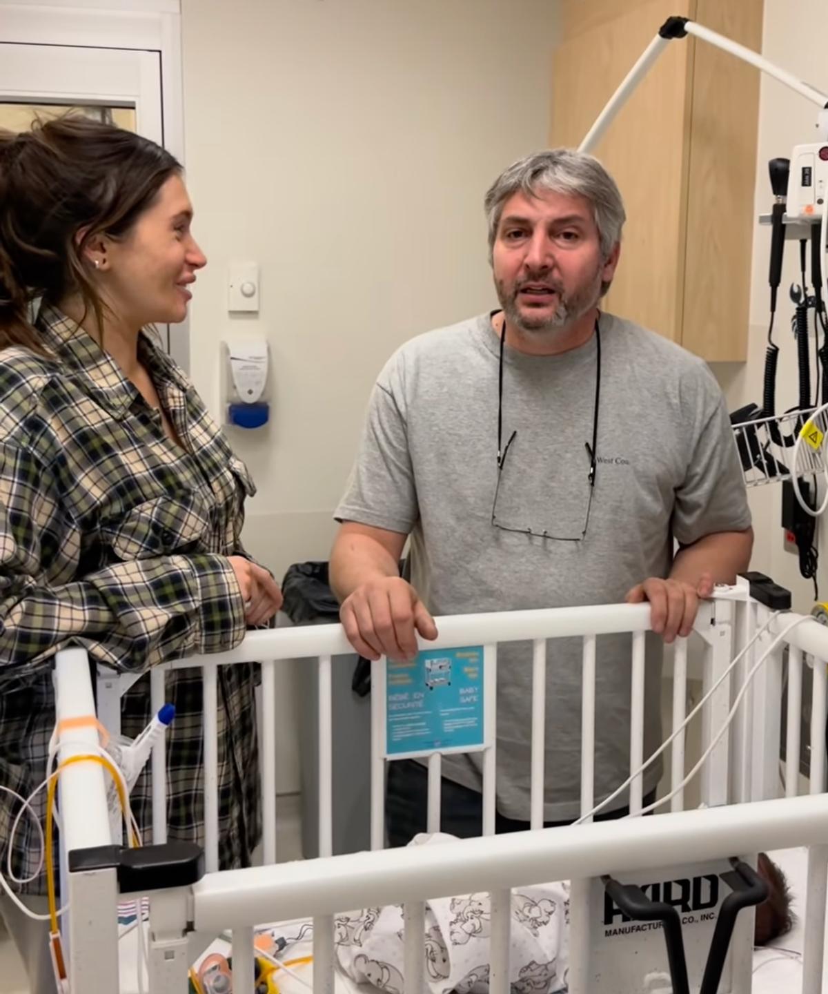 Lysandre Nadeau et son père