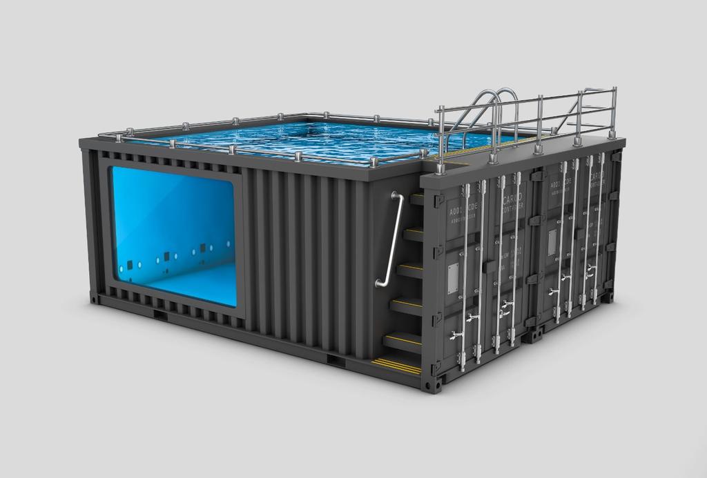 Piscine conteneur