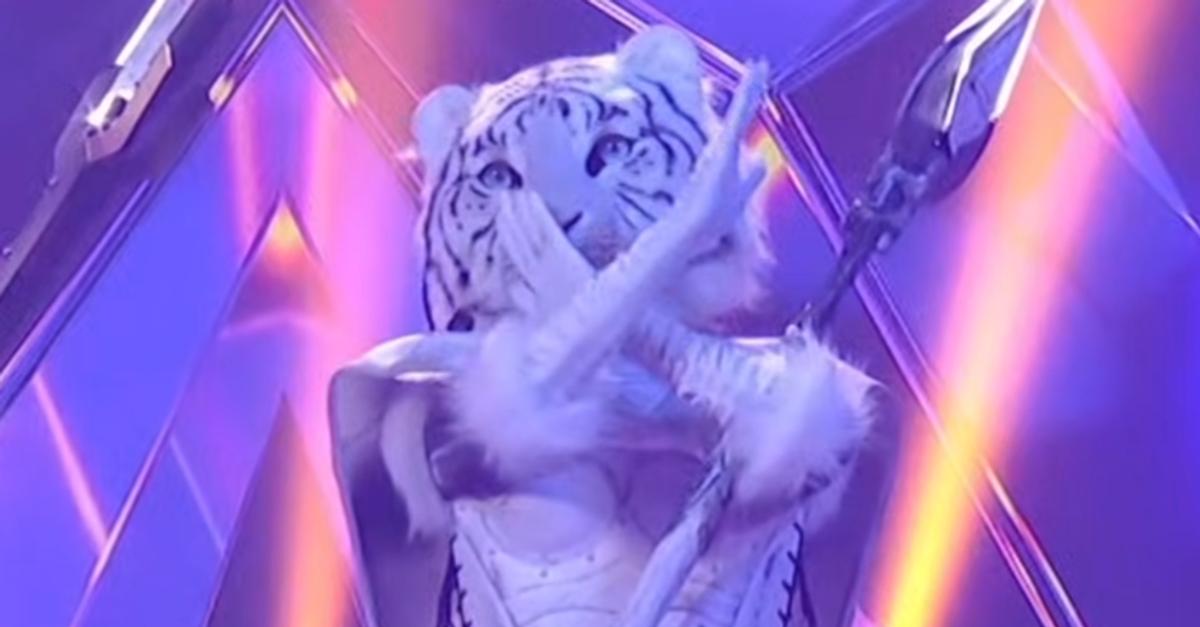 Joe Bocan dans la Tigresse de l'Espace à Chanteurs Masqués