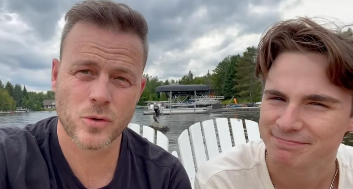 Louis Morissette et son fils