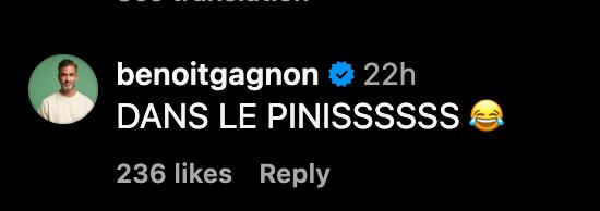 commentaire Instagram