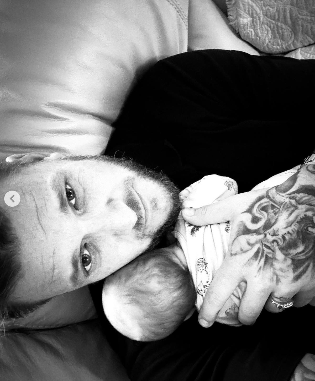 Mathieu Baron et sa fille Vittoria