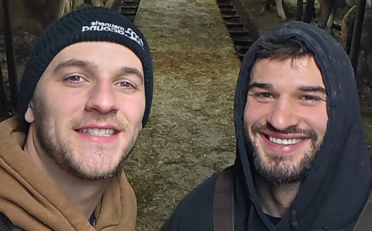 Nathan et Keveen de L'amour est dans le pré