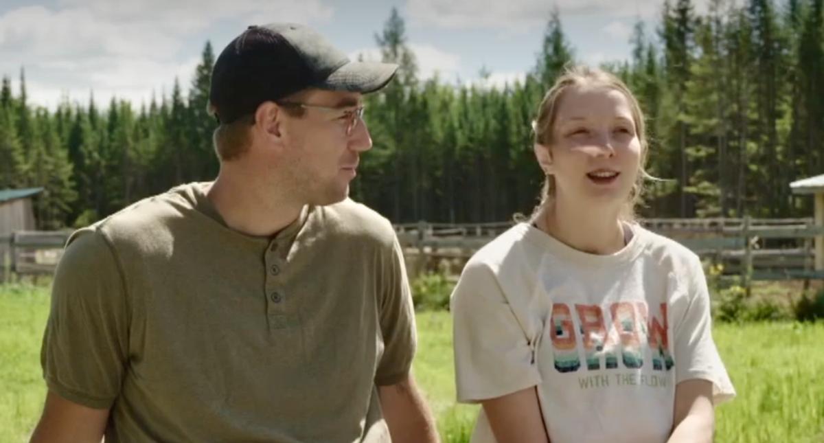 Joé et Andréanne de l'Amour est dans le pré