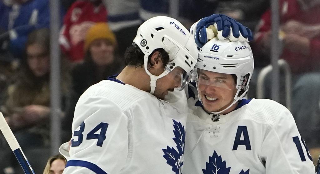 Auston Matthews and Mitch Marner 