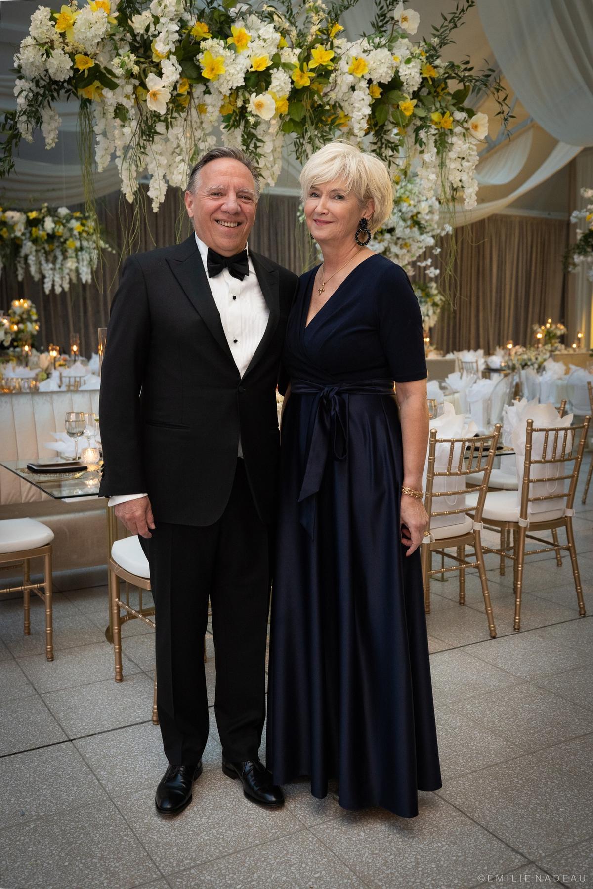 François Legault et Isabelle Brais