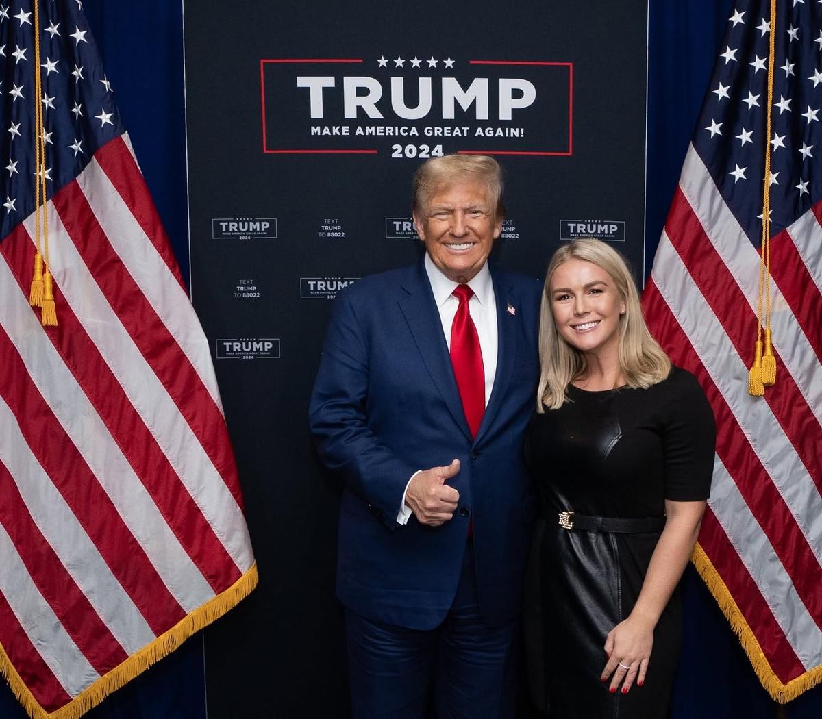 Donald Trump et Karoline Leavitt