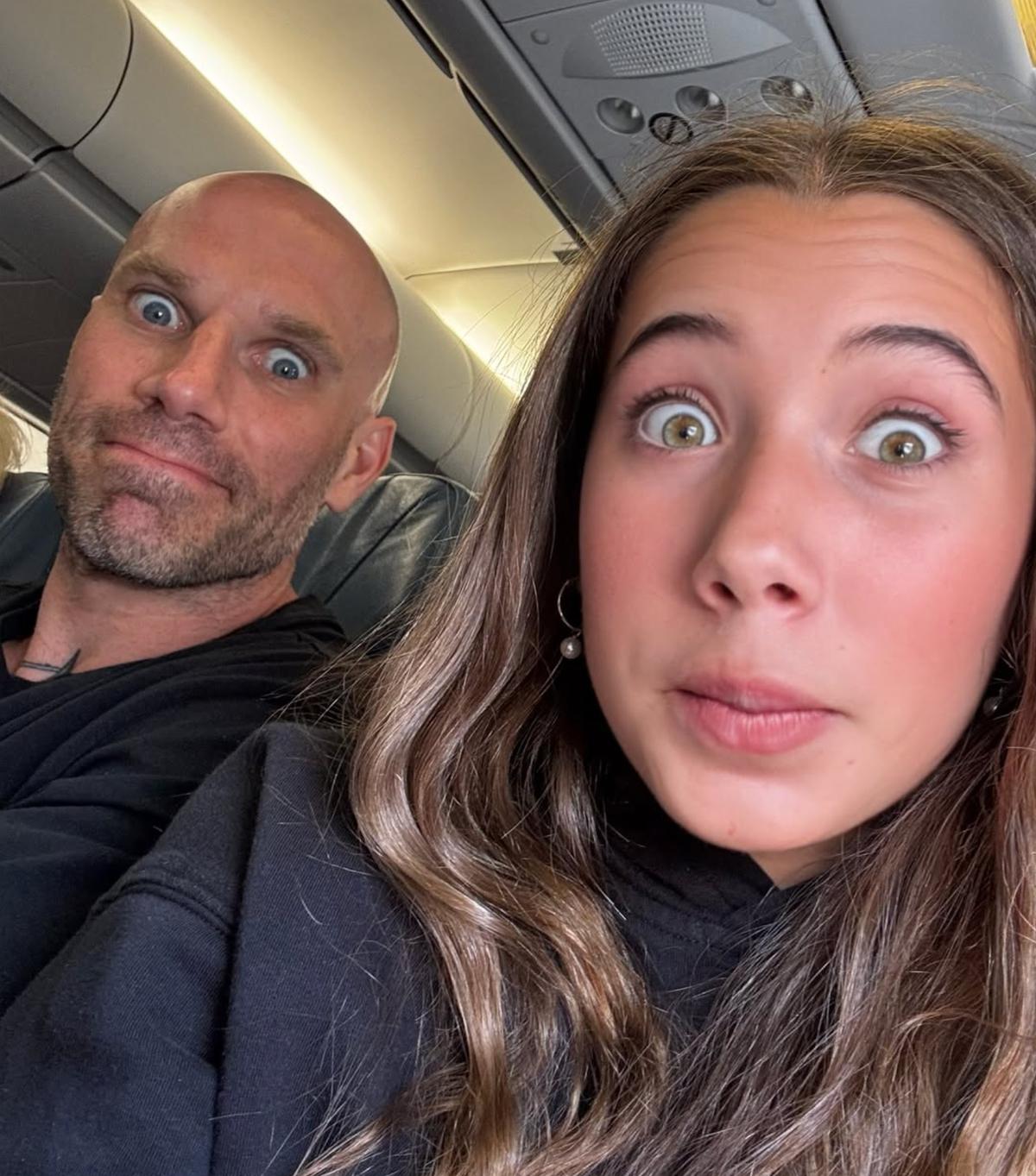 Étienne Boulay et sa fille Anna