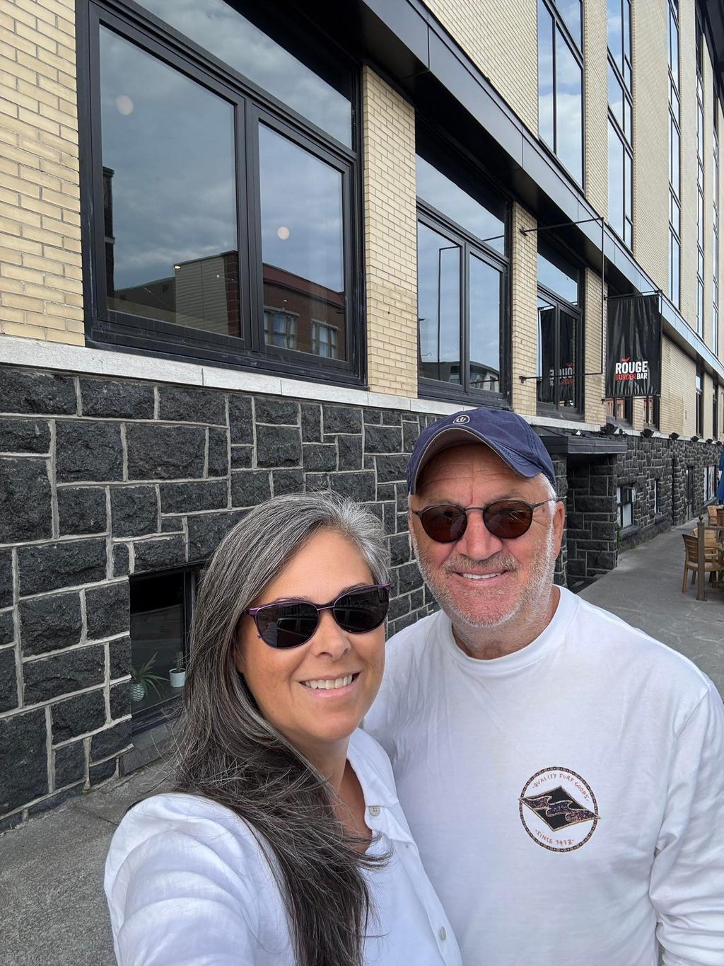 Michel Barrette et sa conjointe