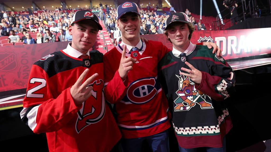 Logan Cooley, Simon Nemec, Juraj Slafkovsky