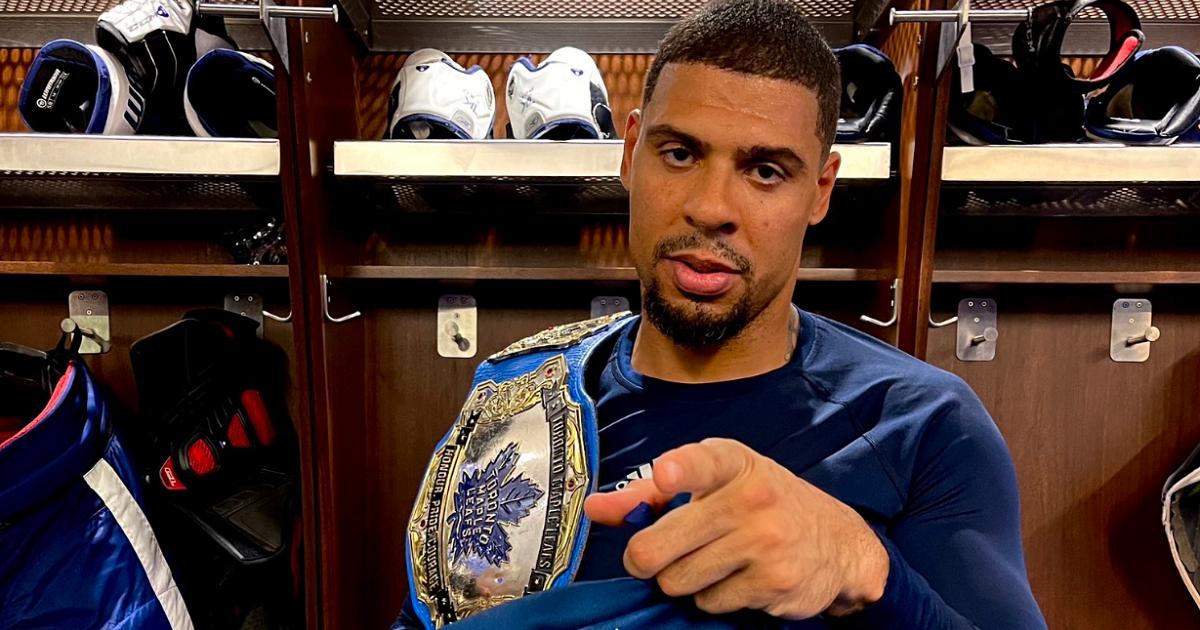 Ryan Reaves-Title Belt-Maple Leafs