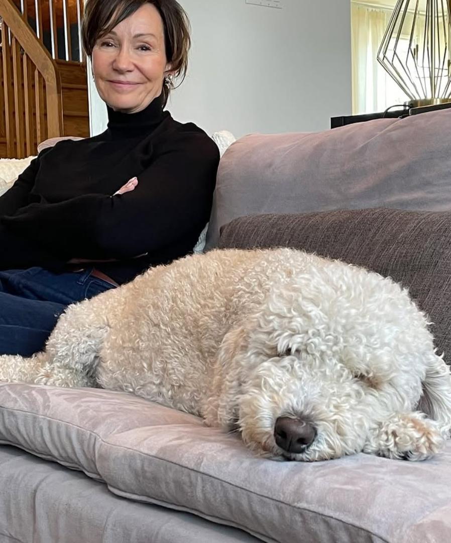 Josée Boudreault et son chien