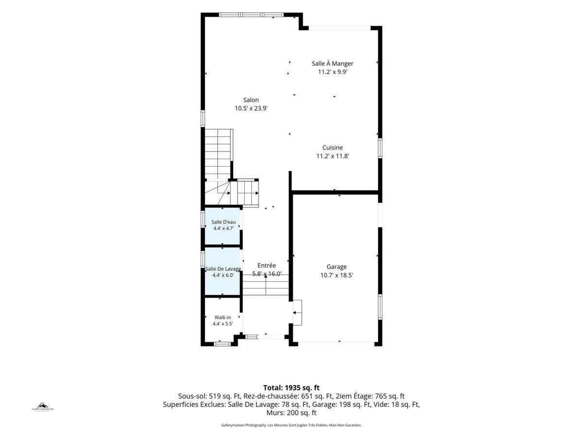 Plan du rez-de-chaussée