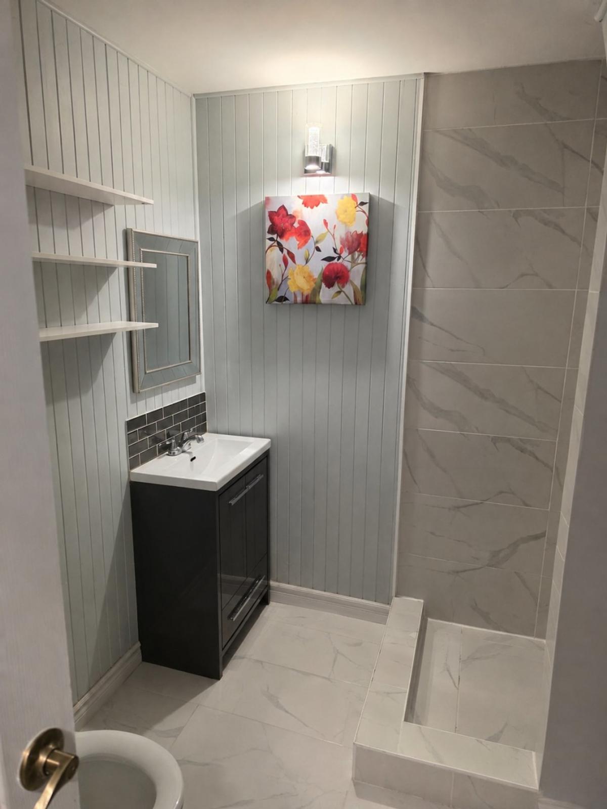 Détail de la salle de bain