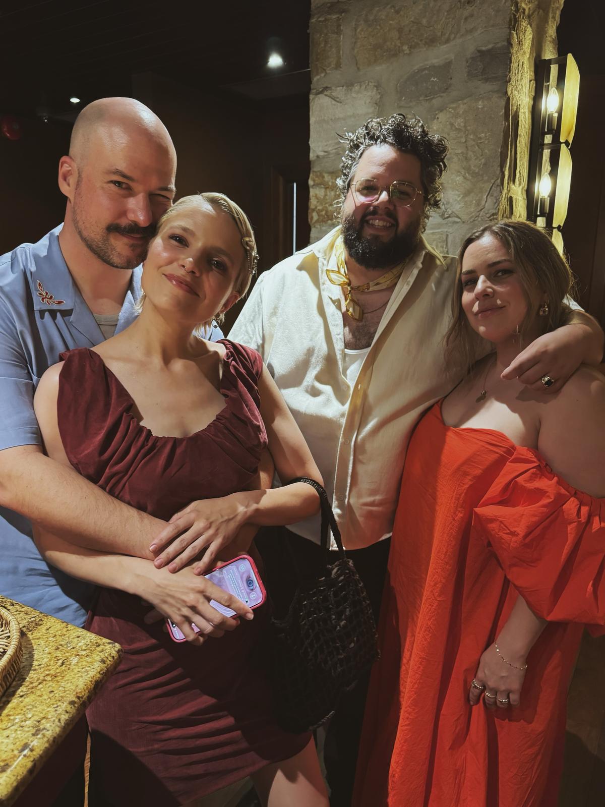 Marc-André Grondin, Sarah-Jeanne Labrosse, Matthieu Pepper et Frédérique Hamel