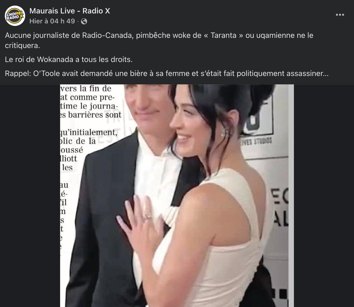 Justin trudeau et Katy Perry