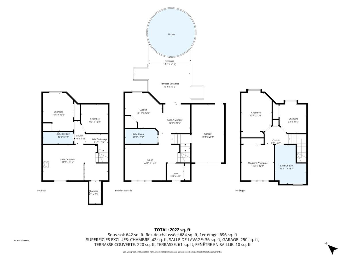 Plan d'ensemble de la propriété