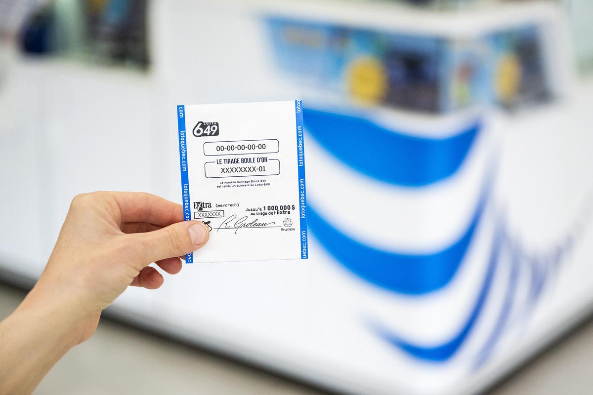 Un billet de Lotto 6/49