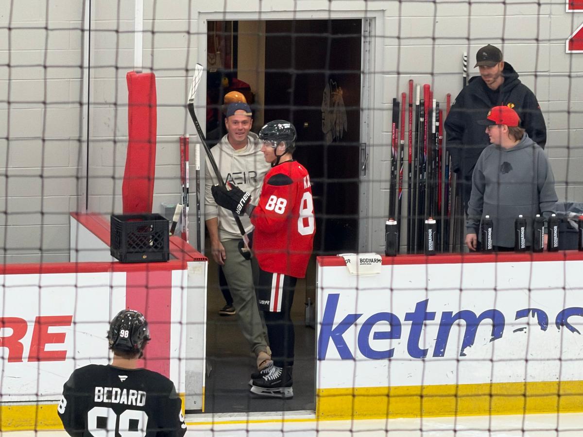 Jonathan Toews and Patrick Kane