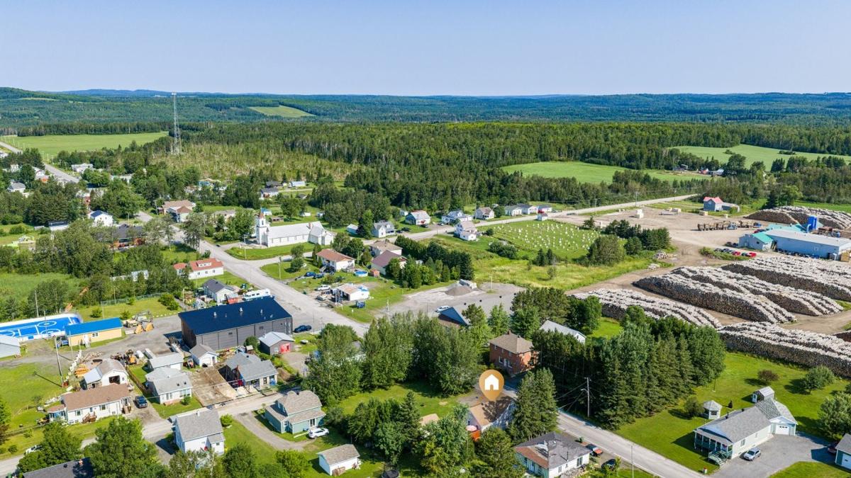 Le village vu du ciel
