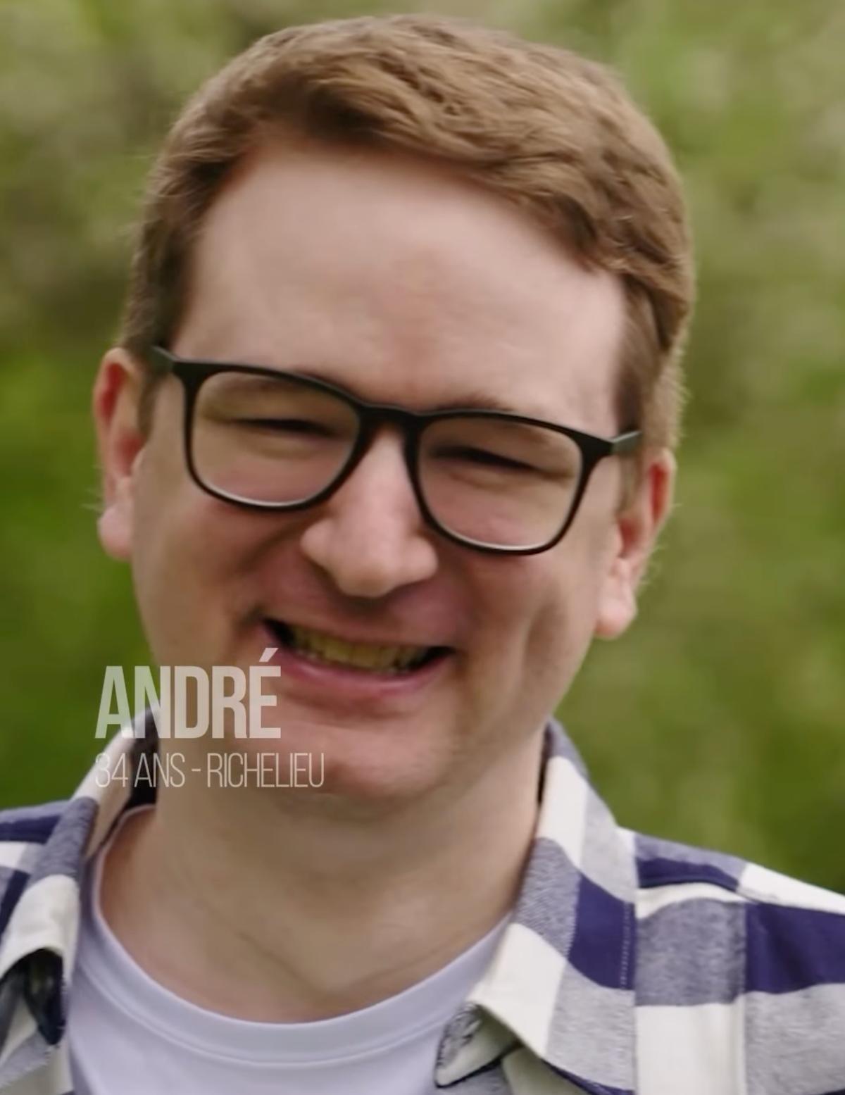 André de L'amour est dans le pré